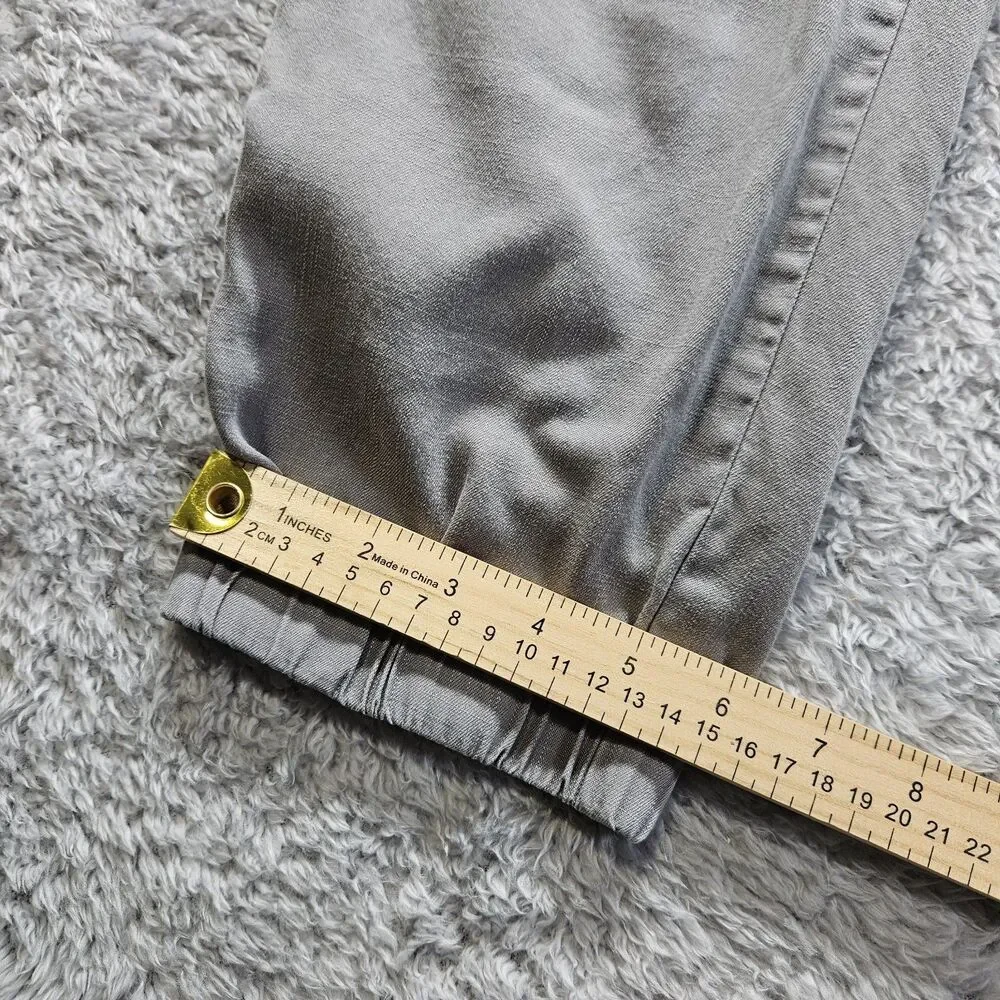 Knox Rose Gray Jogger Pants Size Embroidery Size Medium Boho Hippie Casual